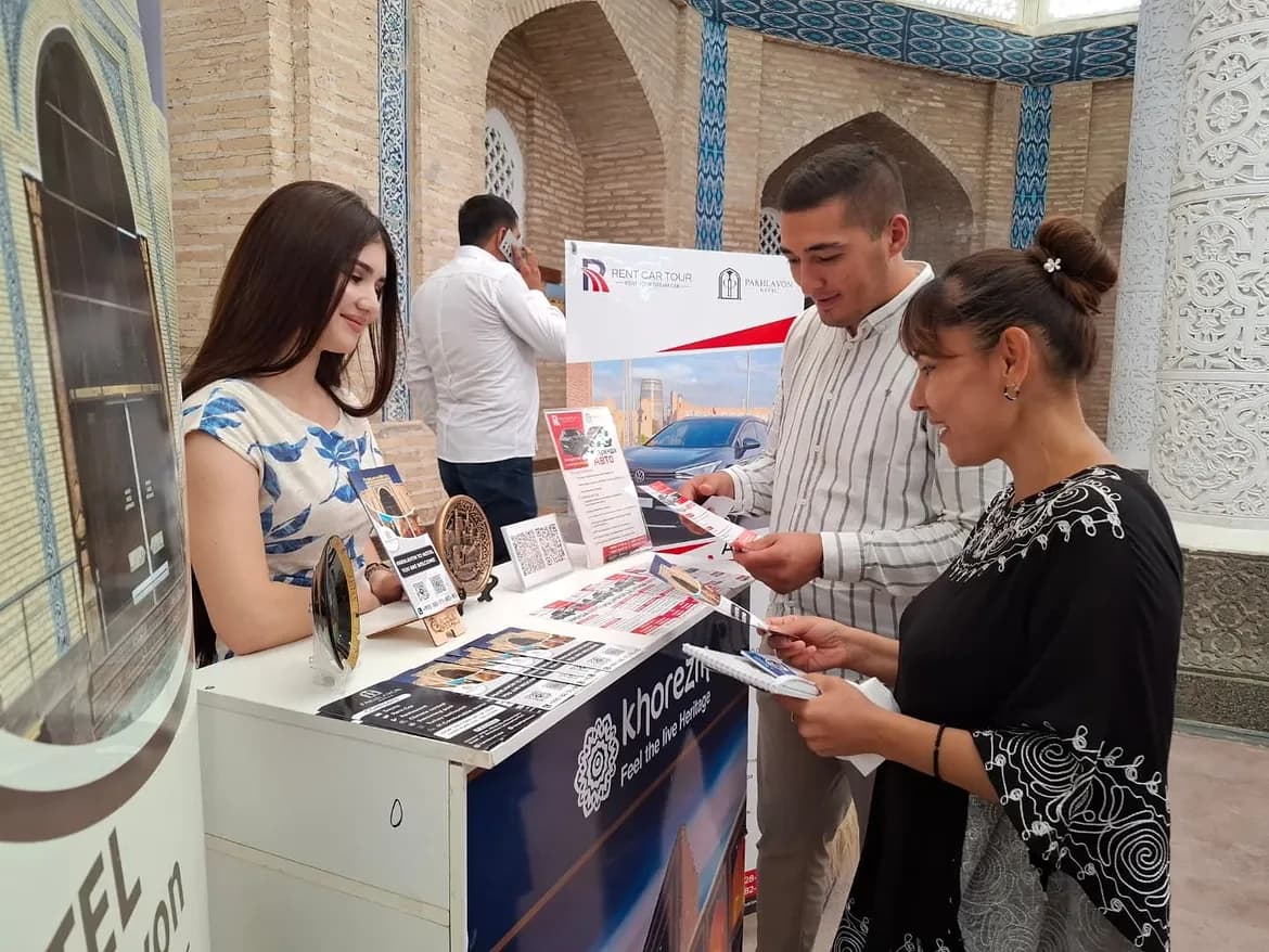 Pakhlavon Hotel tourism fair jarayonida Feruzbek Polvanov